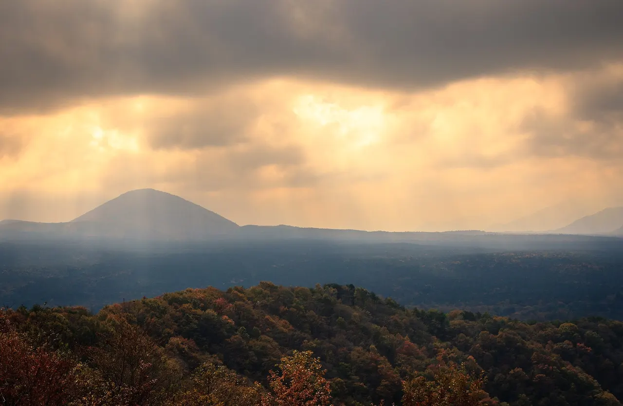 Panorama from the Koyodai and Sankodai hiking area