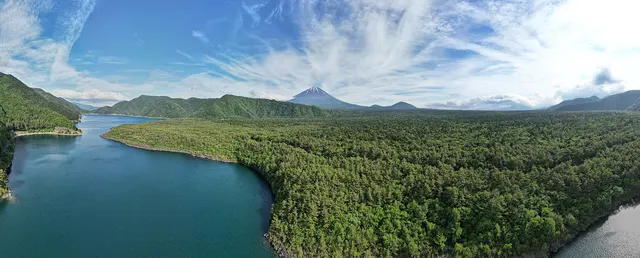 Lake Saiko shore near Camp Village Gnome