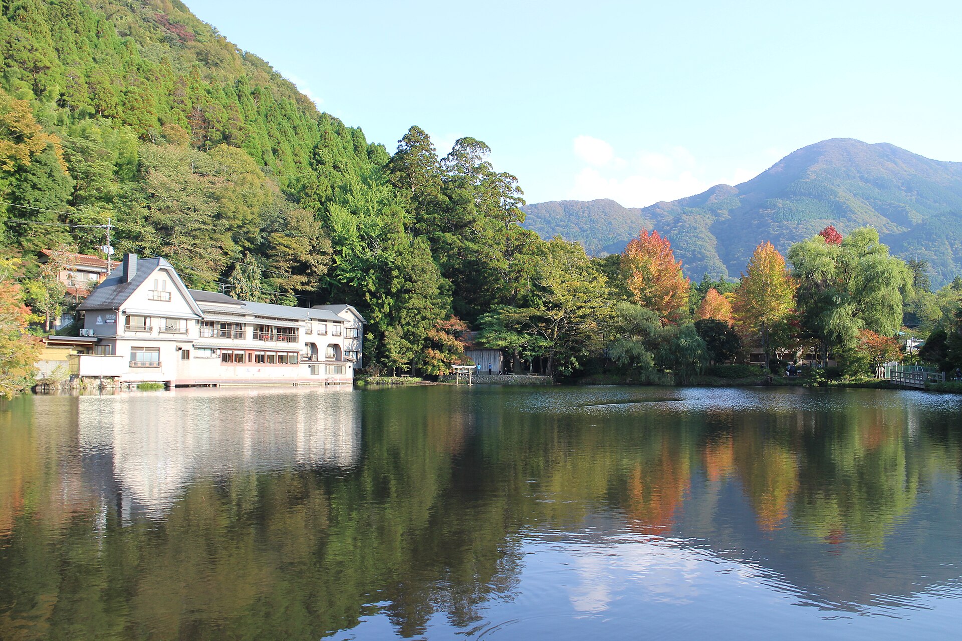 Lake Kinrin — Autumn Morning, Oita