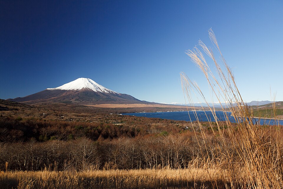 富士山と山中湖 - Mt.Fuji and Lake Yamanaka-ko - panoramio.jpg